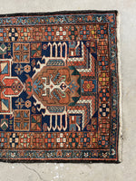 15 Foot Persian Runner / 3'2 x 15'3 Heriz Runner #3412ML