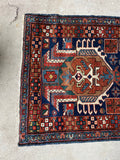 15 Foot Persian Runner / 3'2 x 15'3 Heriz Runner #3412ML