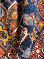 15 Foot Persian Runner / 3'2 x 15'3 Heriz Runner #3412ML