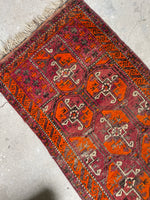 Antique Prayer Rug / 2'5 x 4'2 Antique Baluch Rug #3126ML