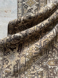 8x11 Neutral Vintage Rug / Neutral Large Vintage Heriz Rug #3774