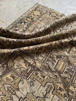 8x11 Neutral Vintage Rug / Neutral Large Vintage Heriz Rug #3774