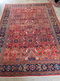 8'5 x 11'9 Antique Persian Mahal Rug #3009