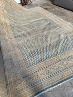 7x11 Muted Persian Tabriz #3775