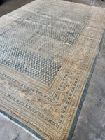 7x11 Muted Persian Tabriz #3775