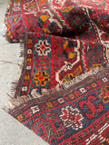 Antique Persian Shiraz Rug / 6'5 x 9'4 Rug #3129ML