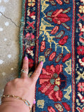 5' x 6'7 Mid Century Persian Afshar Rug #2837ML