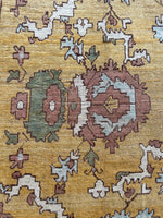 13x16 Oversize Antique Ochre Oushak rug #3015