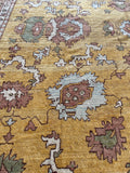 13x16 Oversize Antique Ochre Oushak rug #3015