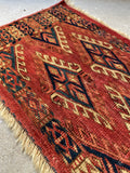Tekke Weaving / 1x4 Skinny Rug Runner #3426