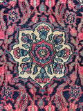 3'4 x 4'7 Antique Persian Ferahan Sarouk Rug #2847