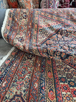 Large and Lean Antique Persian Rug / 6'7 x 13'2 Antique Persian Rug #4228ML