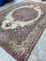 8'3 x 12'8 Antique Persian Lavar Rug #3021