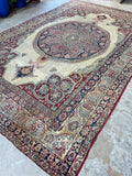 8'3 x 12'8 Antique Persian Lavar Rug #3021