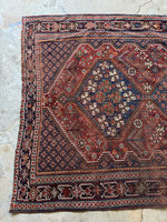 6x9 Antique Persian Rug / Nomadic Shiraz Rug #3490