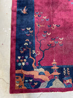 9' x 11'5 Chinese Art Deco Rug #3022