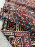 6x9 Antique Persian Rug / Nomadic Shiraz Rug #3490