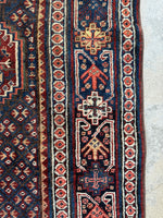 6x9 Antique Persian Rug / Nomadic Shiraz Rug #3490