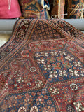 6x9 Antique Persian Rug / Nomadic Shiraz Rug #3490