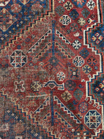 6x9 Antique Persian Rug / Nomadic Shiraz Rug #3490