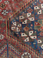 6x9 Antique Persian Rug / Nomadic Shiraz Rug #3490
