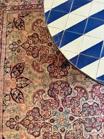 Large Square Persian Rug / 9x9 Antique Persian Lavar Rug #3591ML