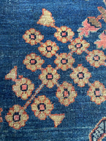 vintage navy blue persian rug