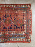 Worn Tribal Rug / Antique Kazak 4'8 x 9'8 Rug #3132