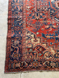 8x11 Antique Persian Heriz #3260