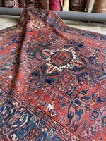 8x11 Antique Persian Heriz #3260