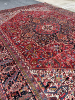 12x15 Mid Century Vintage Persian Oversize Heriz Rug / 11'5 x 15'3 Heriz Rug #2851