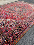 12x15 Mid Century Vintage Persian Oversize Heriz Rug / 11'5 x 15'3 Heriz Rug #2851
