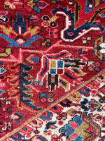 12x15 Mid Century Vintage Persian Oversize Heriz Rug / 11'5 x 15'3 Heriz Rug #2851