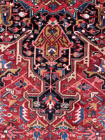 12x15 Mid Century Vintage Persian Oversize Heriz Rug / 11'5 x 15'3 Heriz Rug #2851
