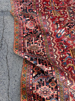 12x15 Mid Century Vintage Persian Oversize Heriz Rug / 11'5 x 15'3 Heriz Rug #2851