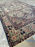 4x7 Antique Kerman Lavar Rug #3262