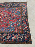 7'5 x 11'8 Antique Persian Heriz Rug #3025ML / 8x11 Heriz