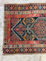 3x9 Vintage Runner / Antique Shirvan Runner #3147