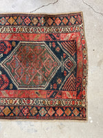3x9 Vintage Runner / Antique Shirvan Runner #3147
