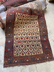 4x5 Antique Shirvan Rug #3148