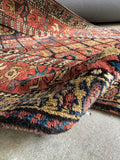 11 Foot Persian Runner / 3'7 x 10'6 Antique Persian Kurdish Runner #4377