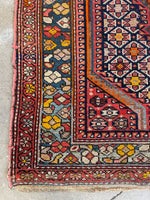 3x9 Antique Tribal Persian Runner