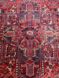10x14 Antique Persian Heriz Rug #3268