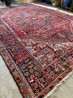 10x14 Antique Persian Heriz Rug #3268