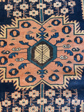 Worn Persian Scatter Rug / 3x4 Persian Afshar Rug #3168