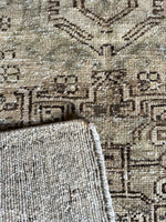 Muted Vintage Persian Tribal Scatter Rug / 2'8 x 4'2 Gharajeh Rug #3802