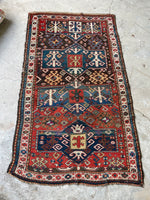 4x7 Antique Kazak Rug #3172