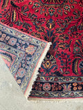 Antique Full Pile Persian Sarouk Rug / 3'6 x 5'2 Rug #4260ML