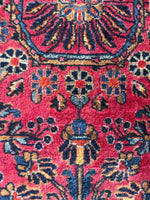 Antique Full Pile Persian Sarouk Rug / 3'6 x 5'2 Rug #4260ML