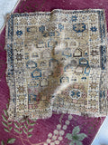 2x2 antique rug